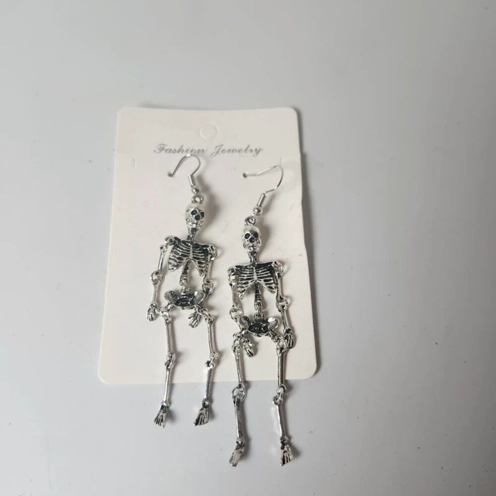Skeleton earrings